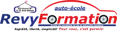 logo auto-école revy formation
